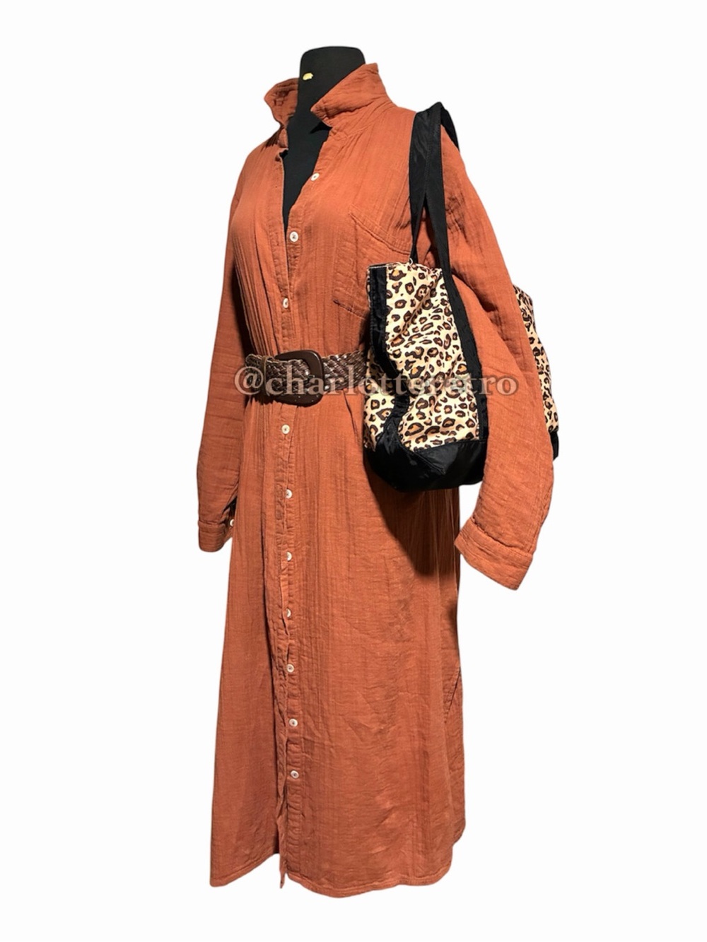 Ralph Lauren • Nylon Leopard Tote